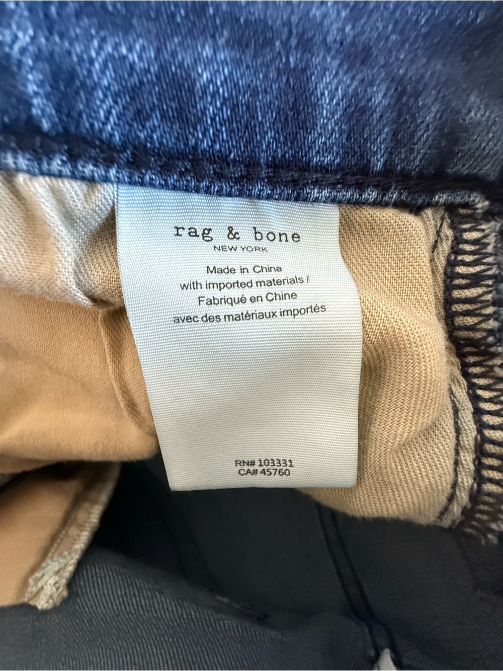 Rag & Bone Wren High Rise Slim Straight Jeans Ella Size 30 - Picture 9 of 9